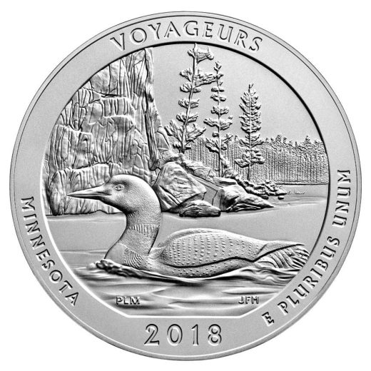 25 центов 2018 - 43-й парк Вояджерс (Voyageurs), двор D