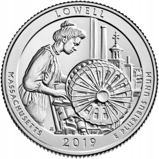 25 центов 2019 - 46-й парк Лоуэлл (Lowell), двор D