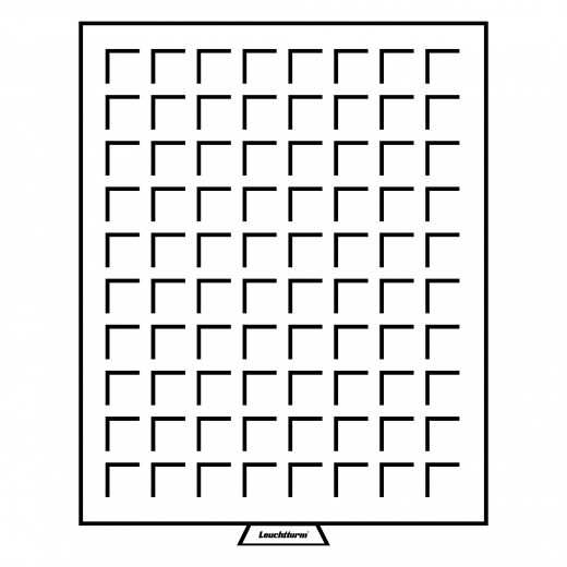 Кассета MB на 80 ячеек 24 x 24 mm, дымчатая с бордовым (темно-красным) ложементом