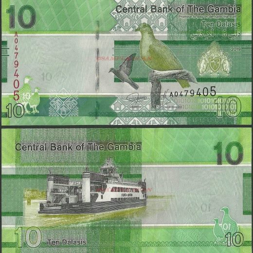 Гамбия - 10 даласи 2019