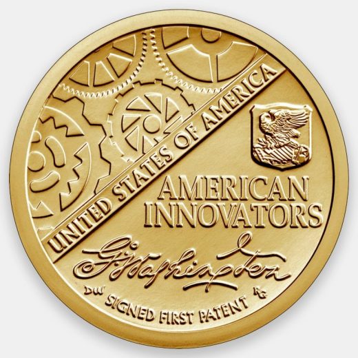 1 доллар 2018 - Американские инновации "Первый патент (Signed First Patent)", двор D