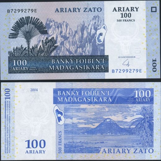 Мадагаскар - 100 ариари 2004