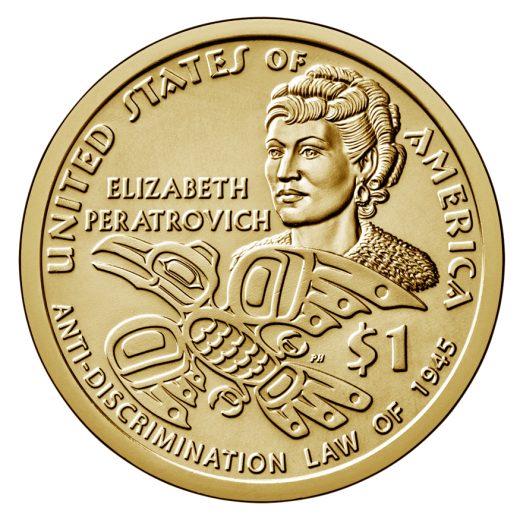 1 доллар 2020 - Сакагавея "Антидискриминационный закон 1945", двор D